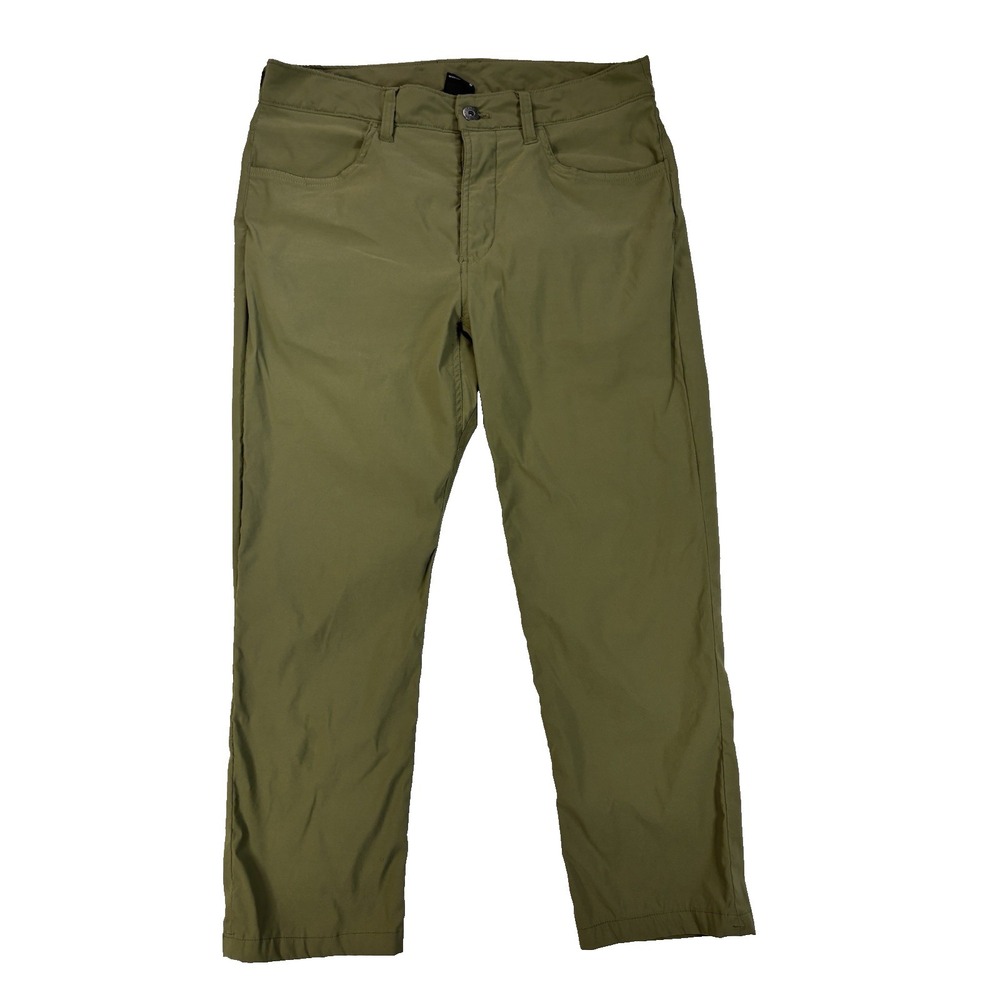 The‎ North Face Men's 32X25 Green Cropped Outdoors Hiking Trail Athleisure Pants
